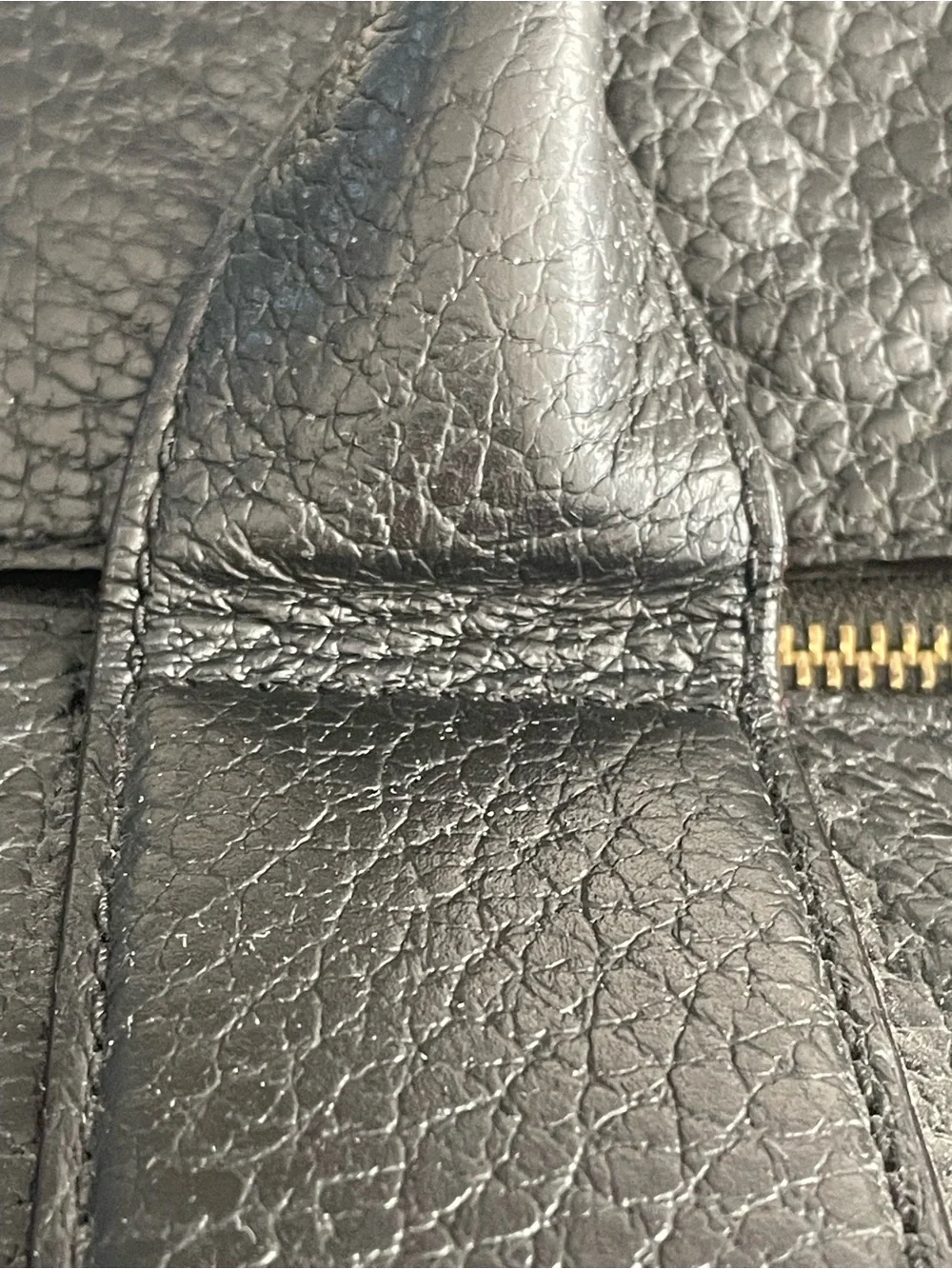 Kate Spade Black Pebbled Leather Southport Avenue Oden Tote Handbag Bag